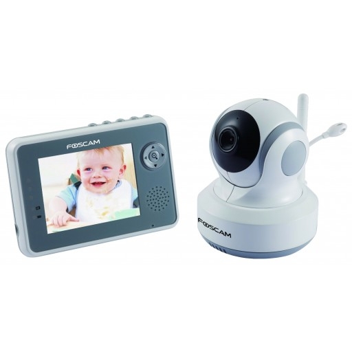 Foscam FBM3501 Pan/Tilt Wireless Home and Baby Monitor & LCD image